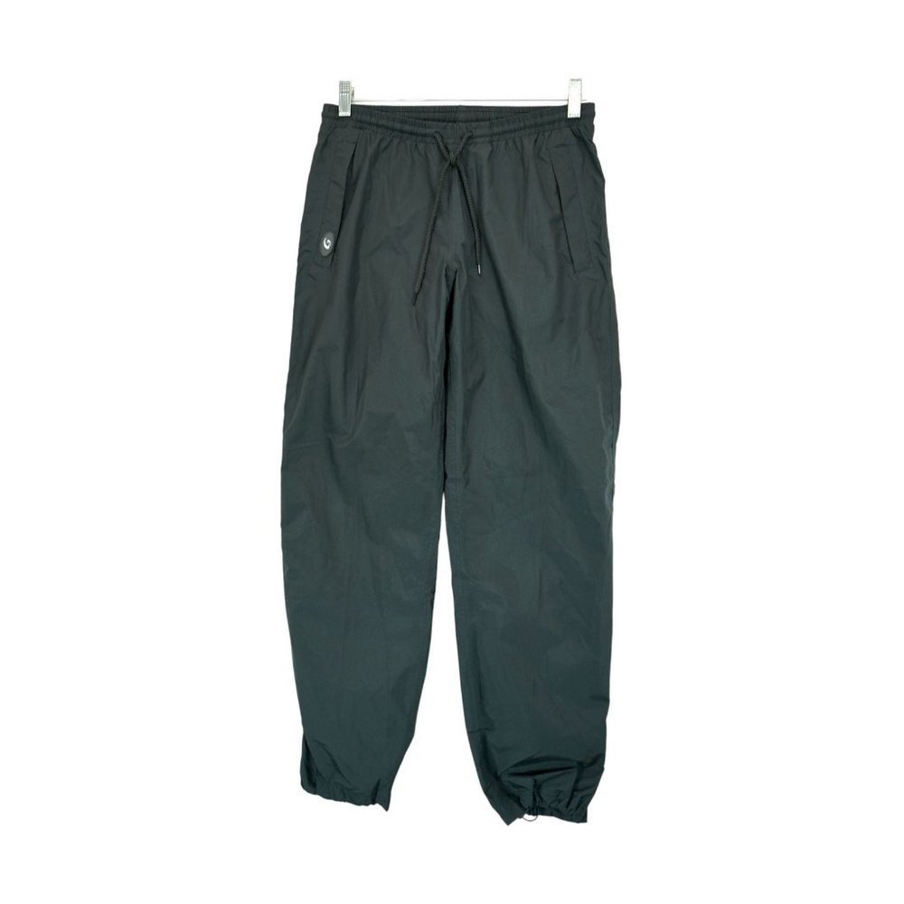 GTM Sportswear Ladies Pants Elastic Waist Zip Pockets Zip Leg‎ Sz S Black